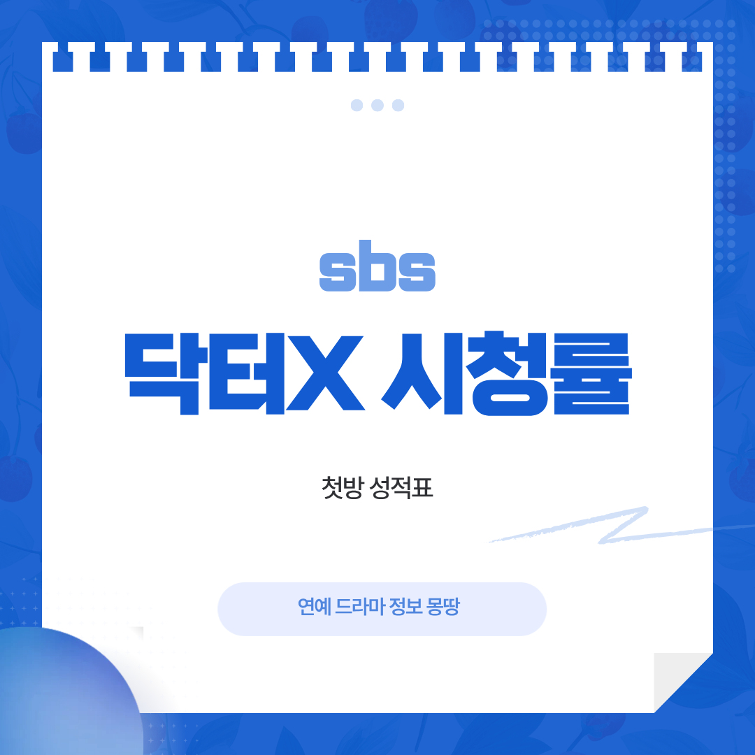 닥터X 시청률